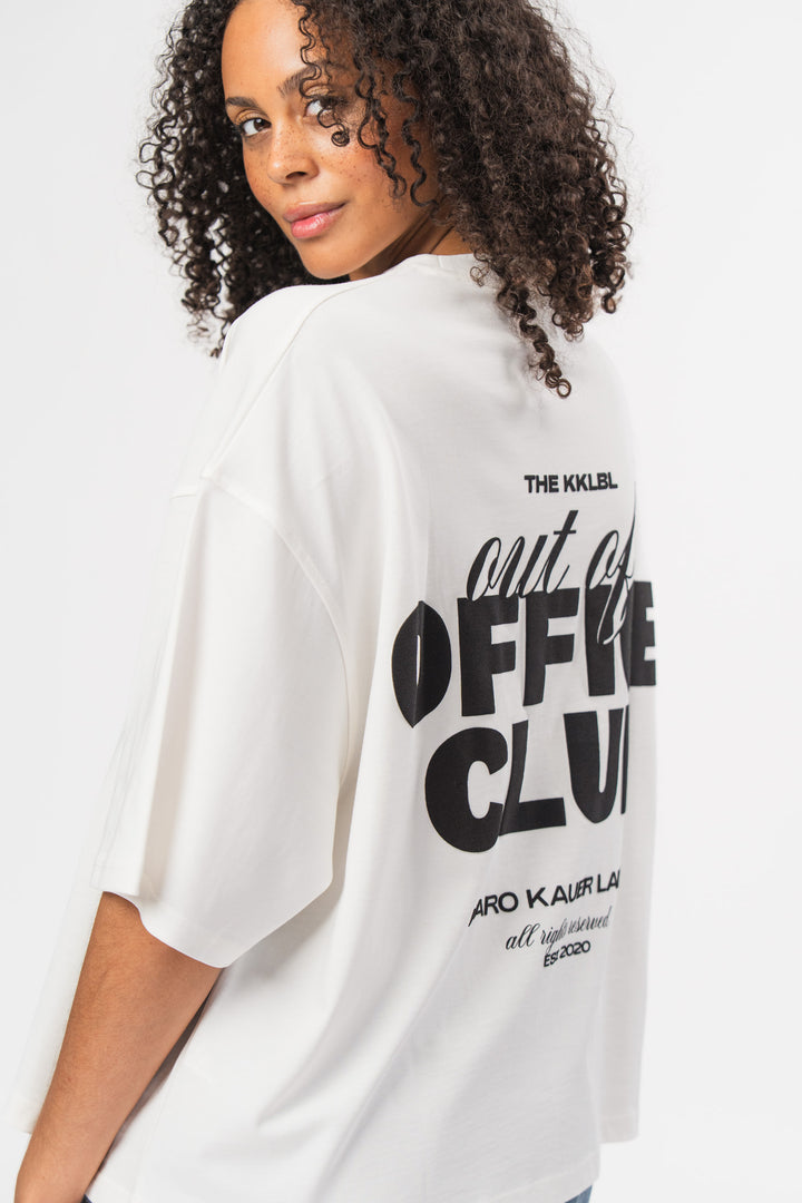 T-Shirt Cropped Office Club