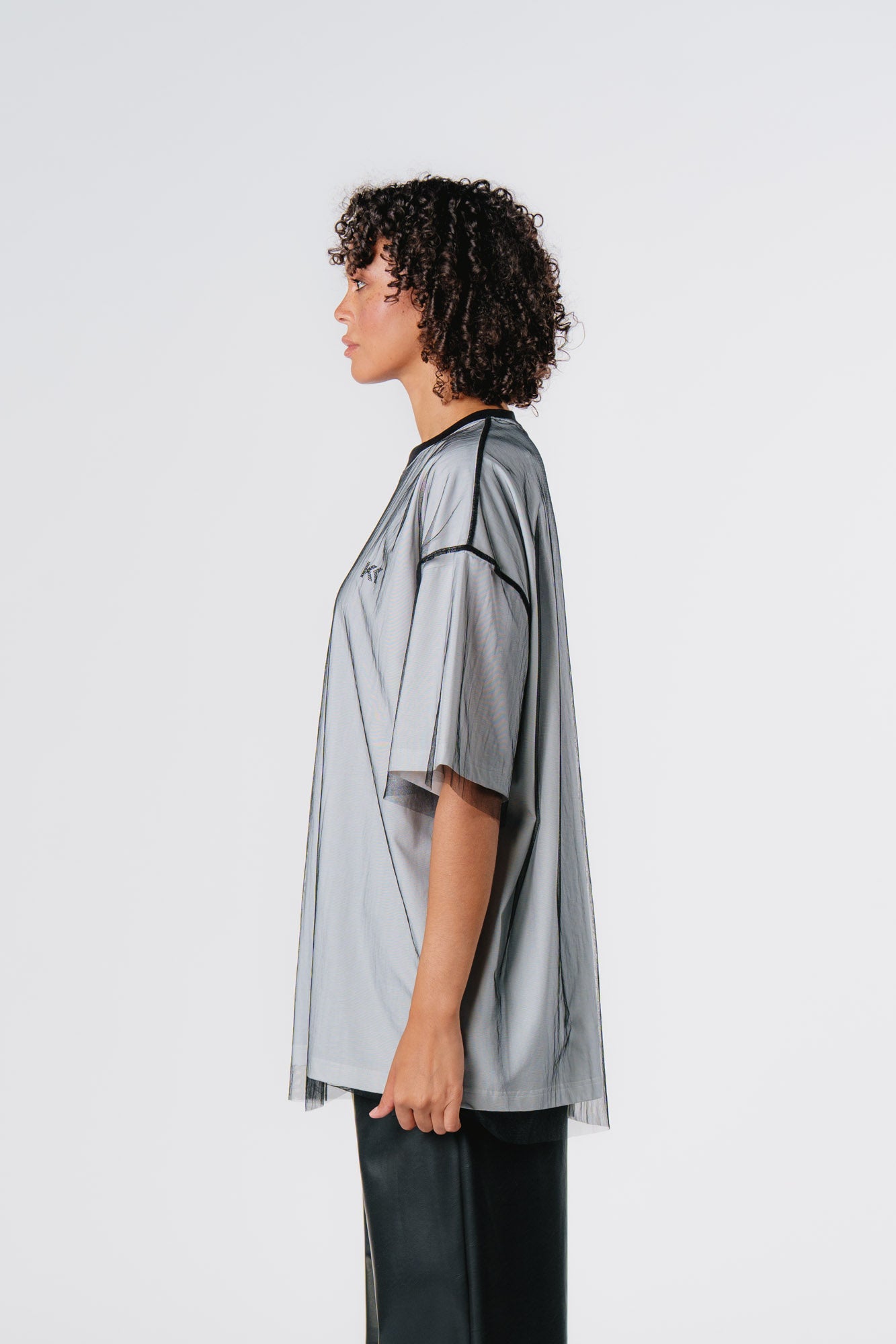 Mesh T-Shirt Layered