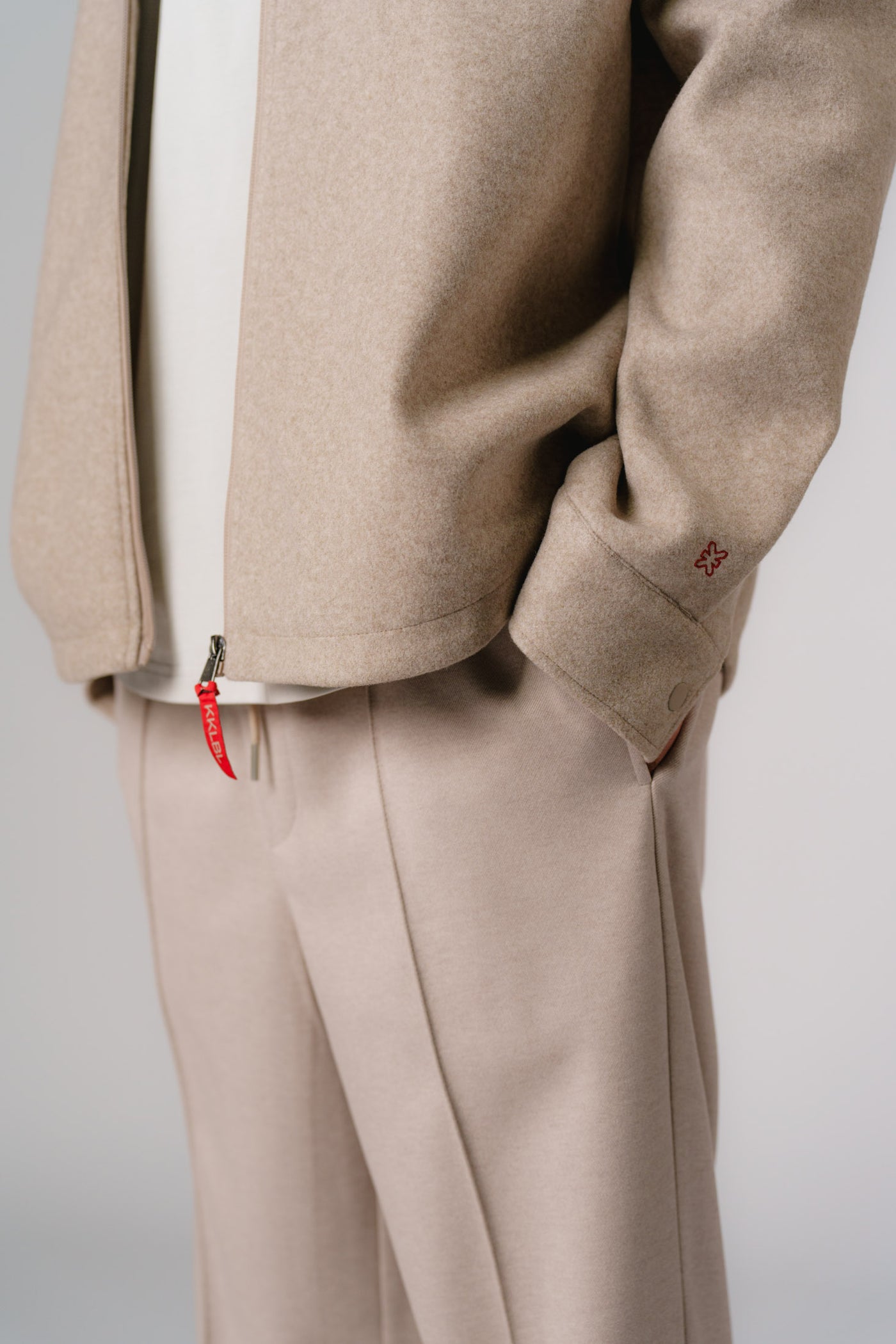 Formal Pants Beige Melange