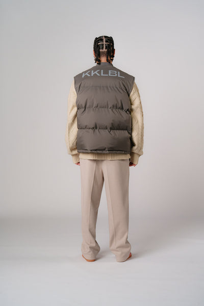 Quilted Vest Grey