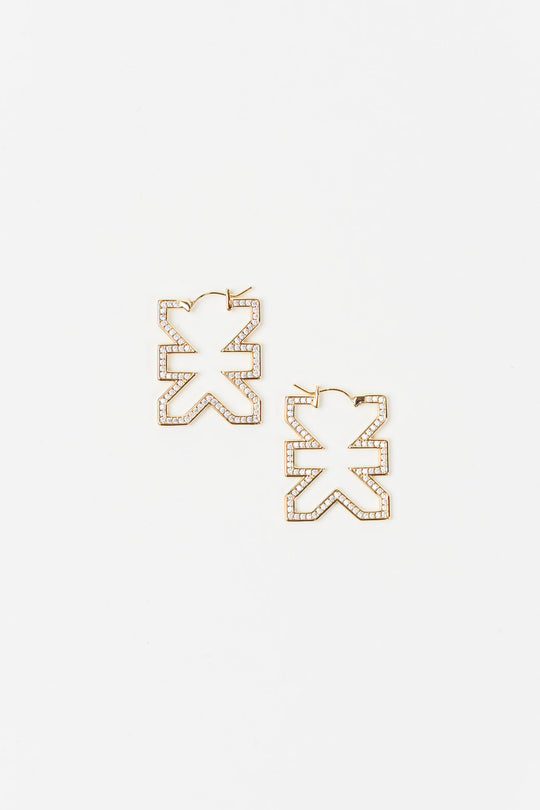 Alternative Ansicht von Statement Hoops Gold  aus The Last Dance Kollektion