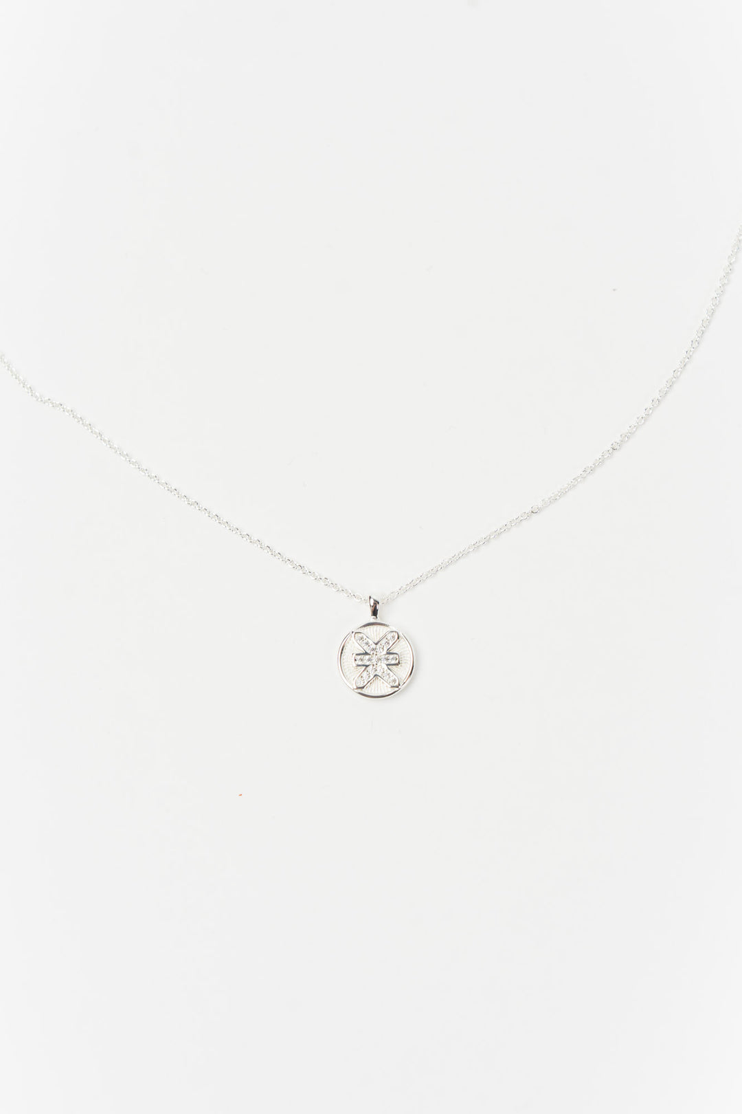 Necklace Coin Logo Silver