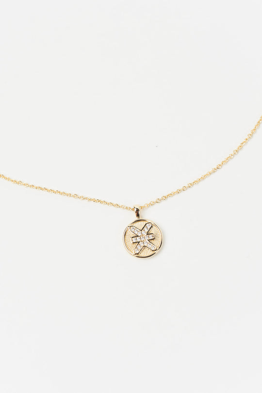 Alternative Ansicht von Necklace Coin Logo Gold  aus The Last Dance Kollektion