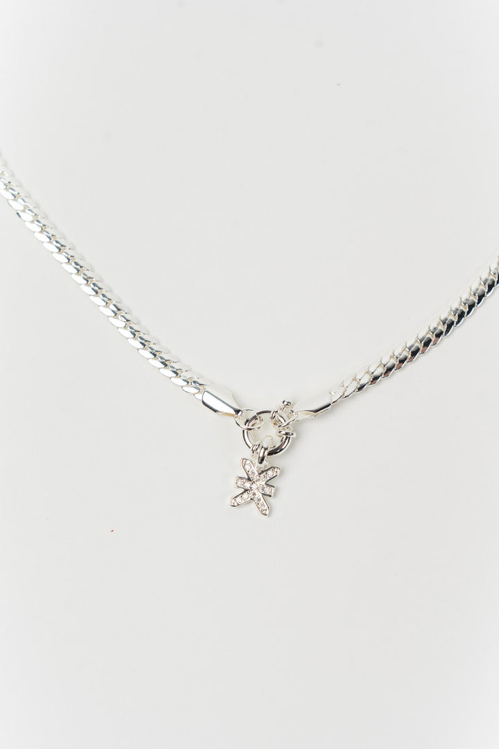 Necklace Charm Logo Silver