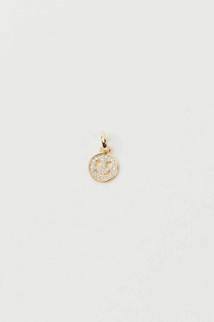 Charm Smiley Gold