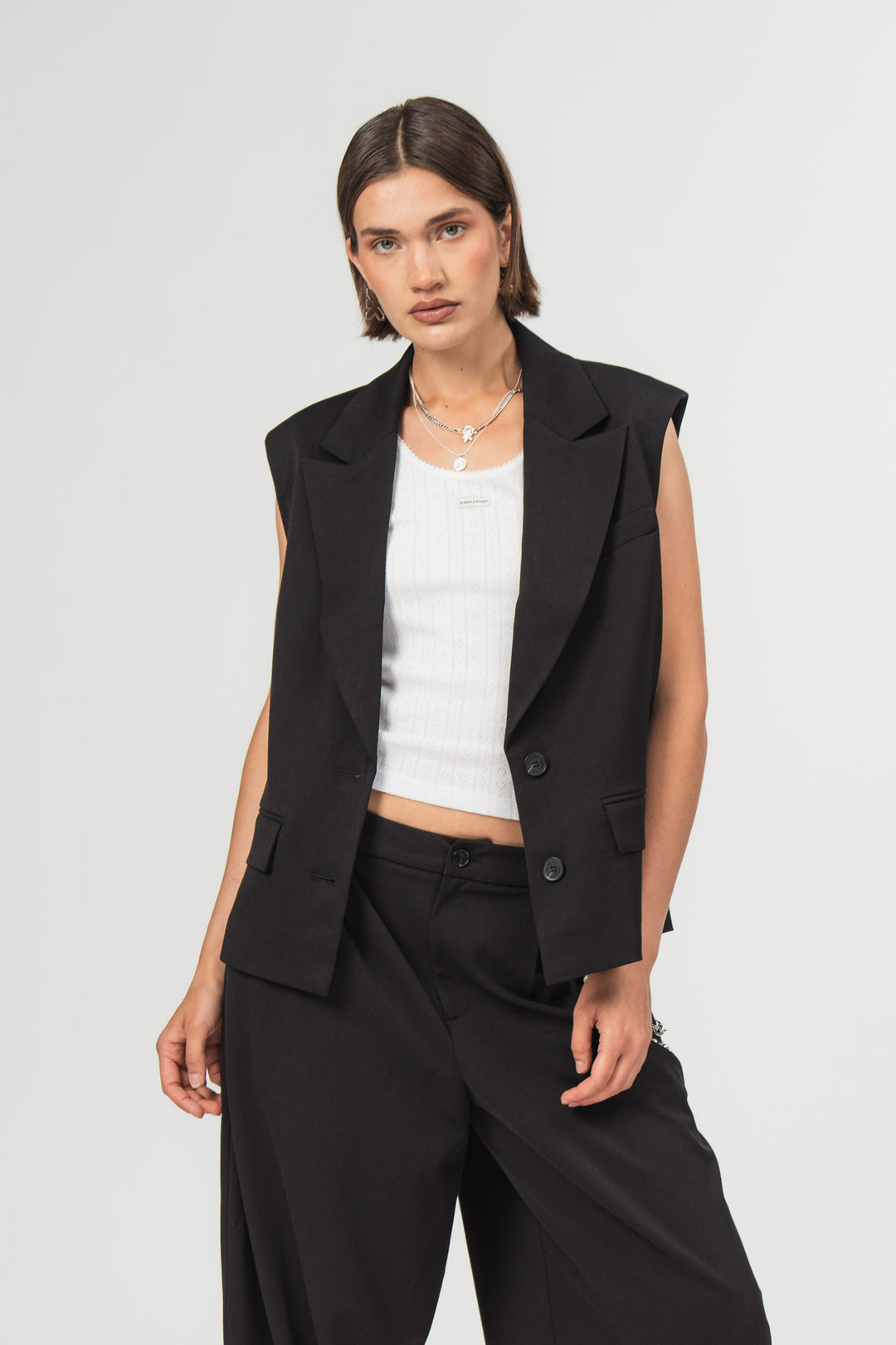 Ajour Top White