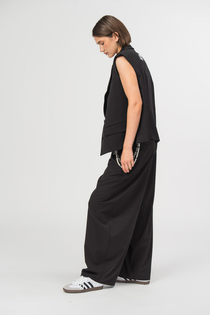 Blazer Vest Black