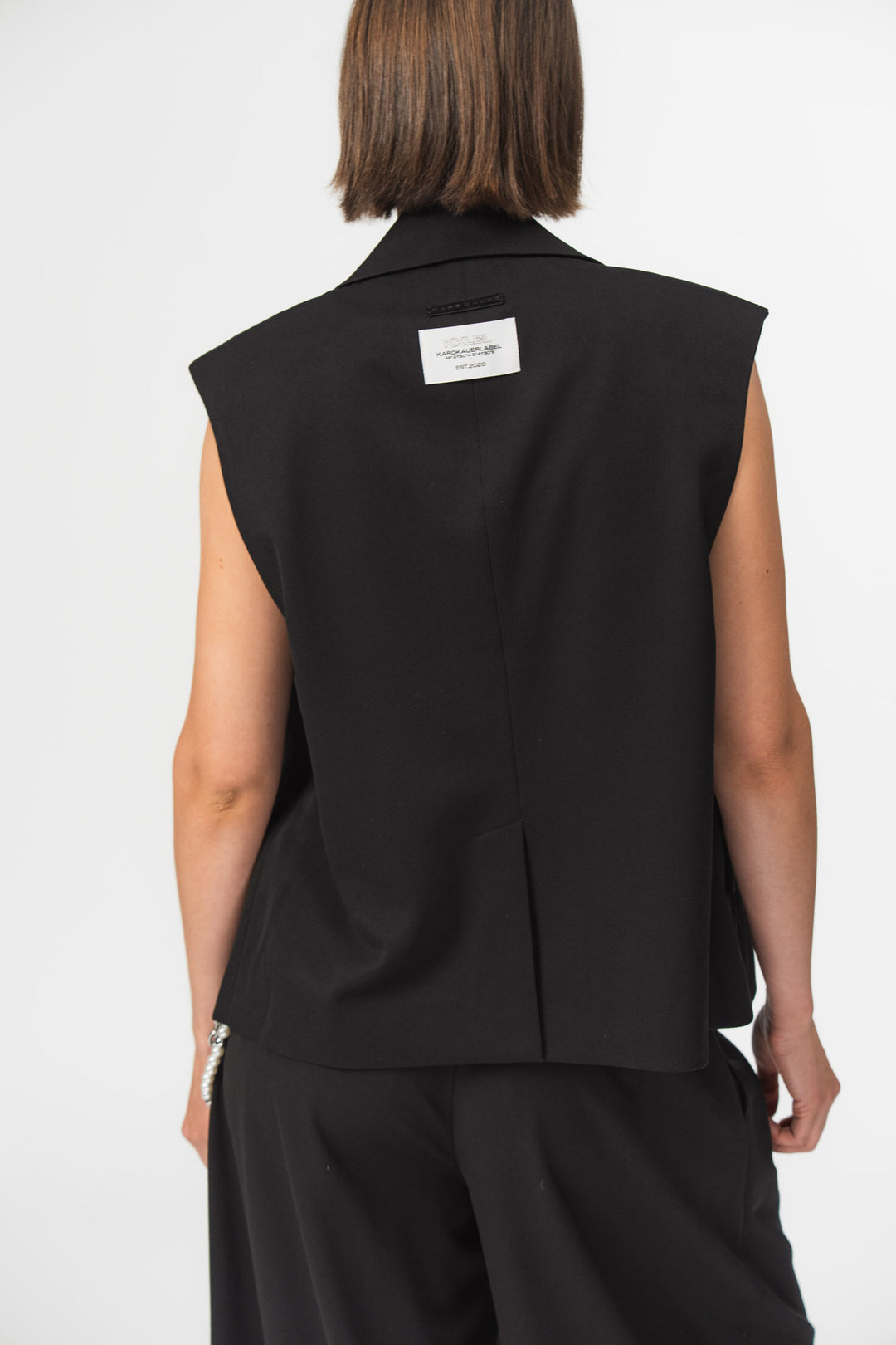 Blazer Vest Black