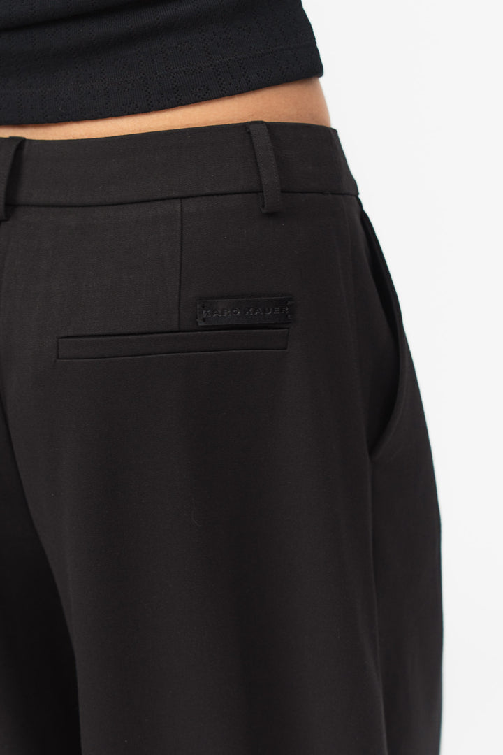 Barrel Woven Pants Black