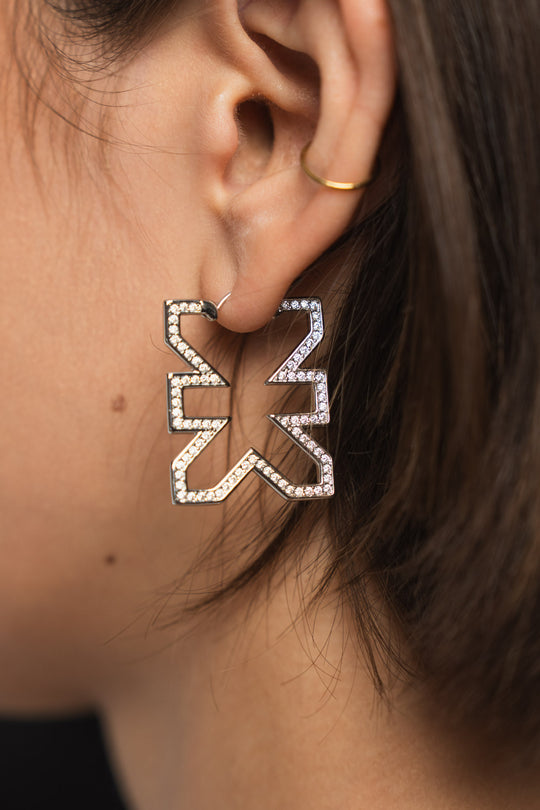 Bild von Statement Hoops Silver  aus The Last Dance Kollektion