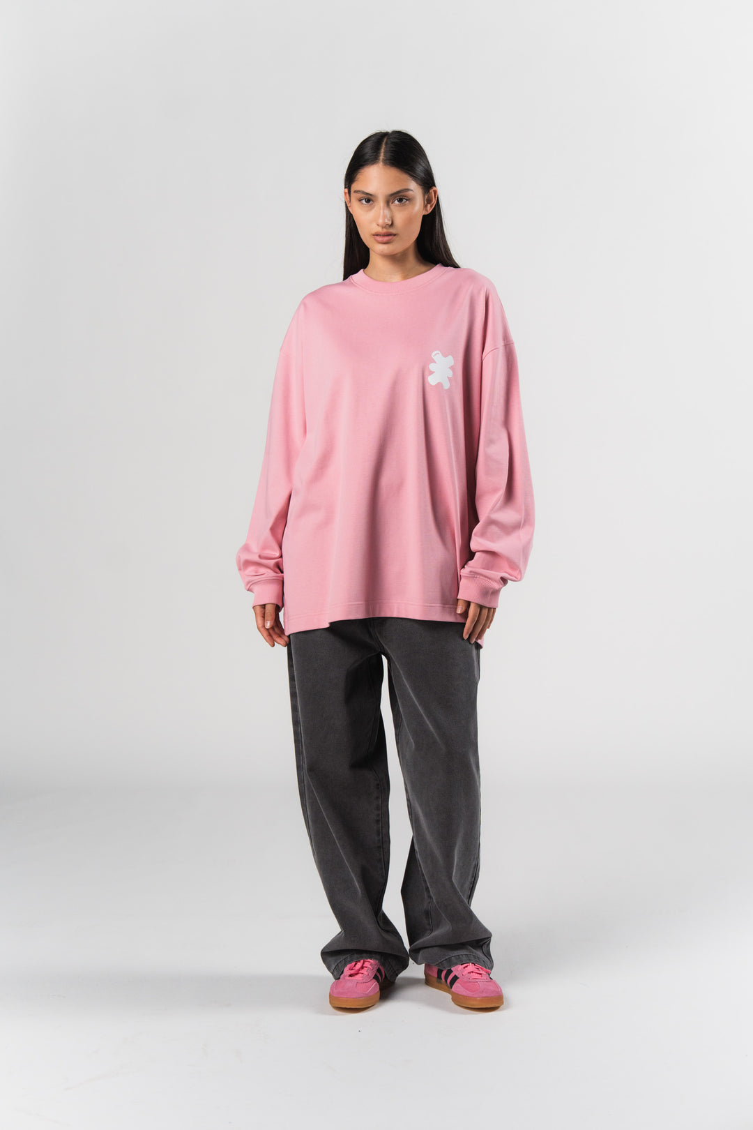 Oversize Longsleeve La Vie - Karo Kauer Label
