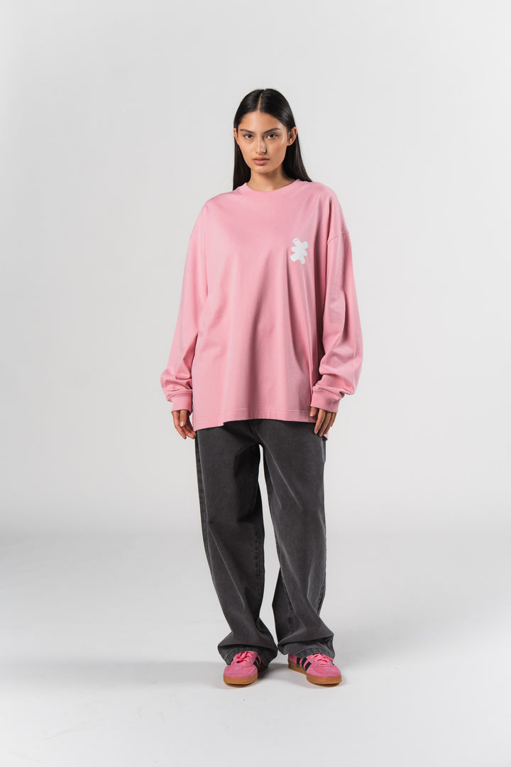 Oversize Longsleeve La Vie - Karo Kauer Label