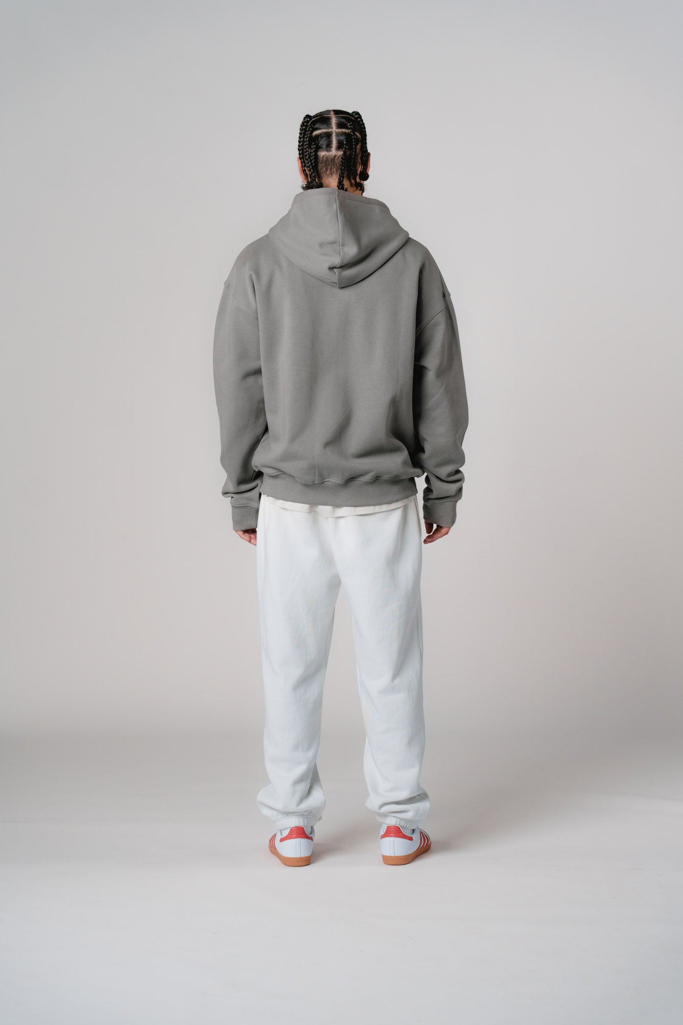 Zipped Hoodie Grey