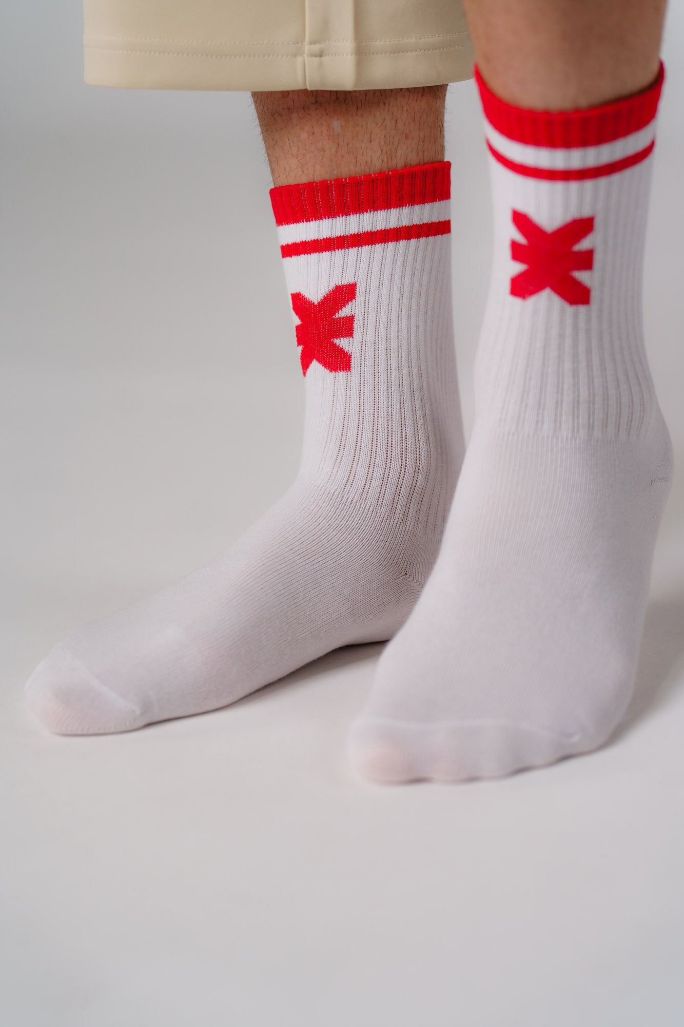 Socks Logo Red