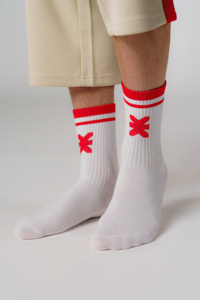 Socks Logo Red