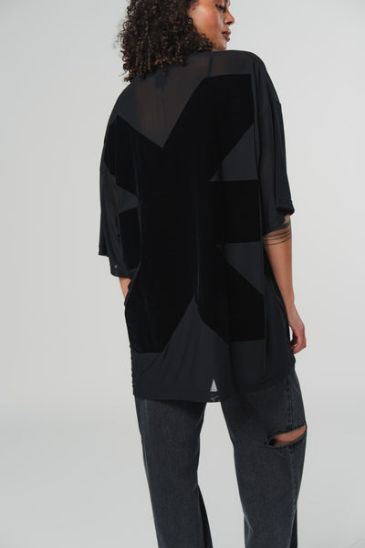 Mesh Shirt Black