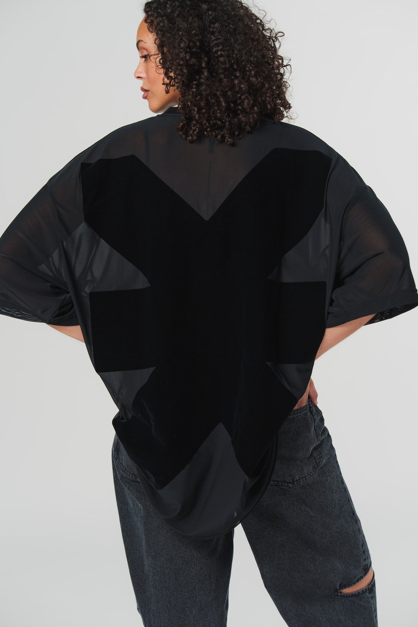 Mesh Shirt Black