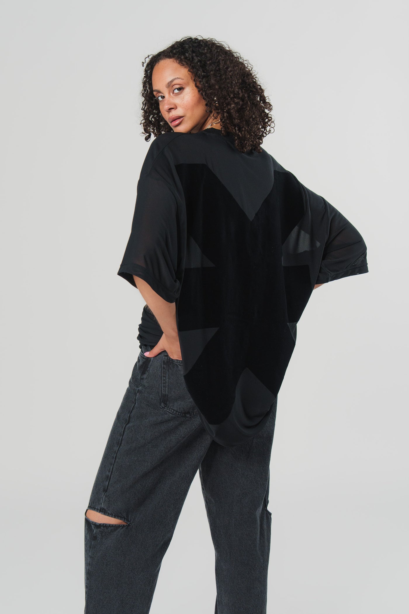 Mesh Shirt Black