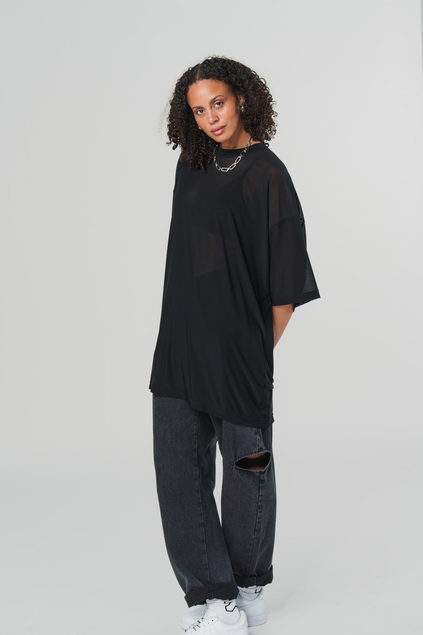Mesh Shirt Black
