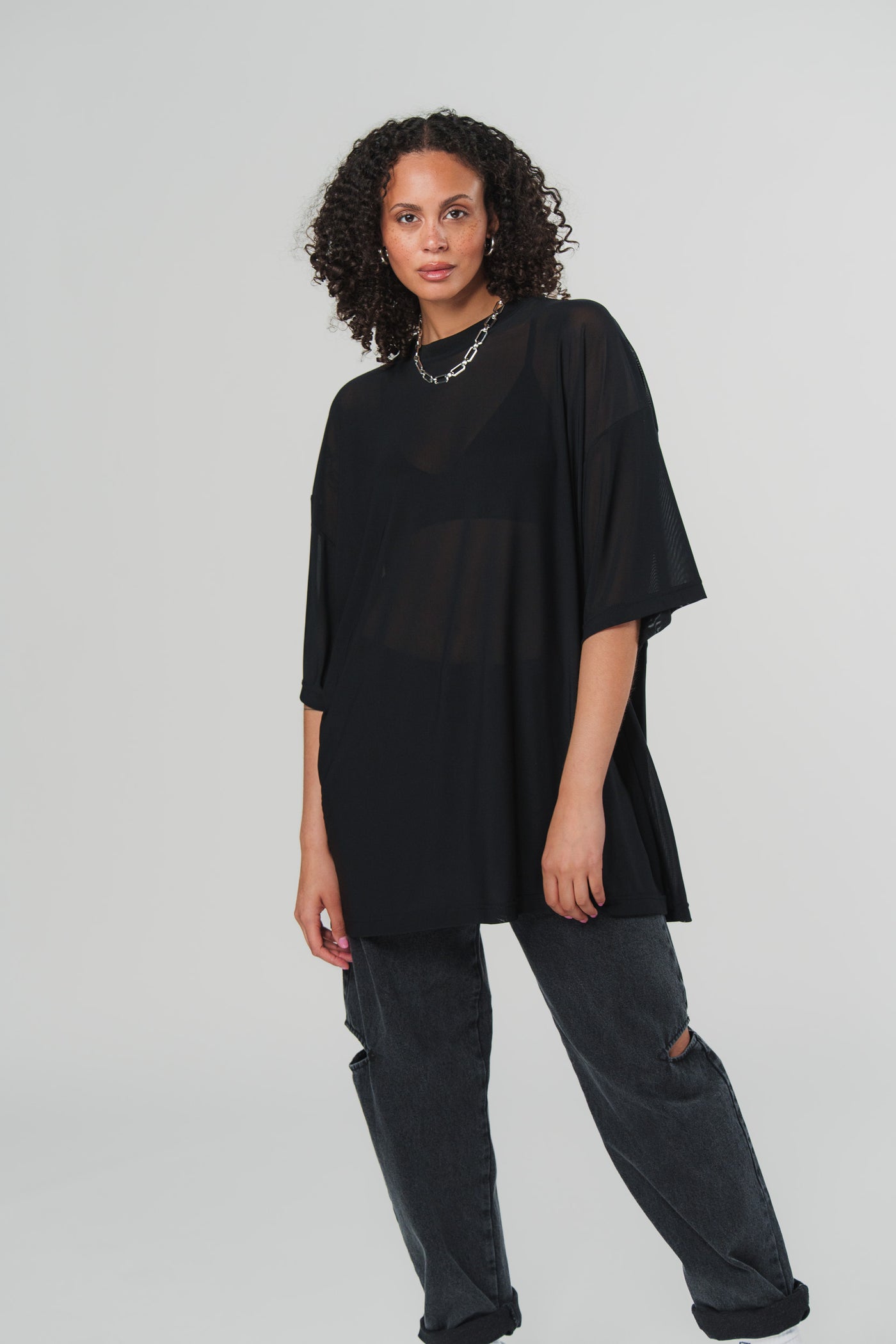 Mesh Shirt Black