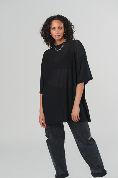 Mesh Shirt Black