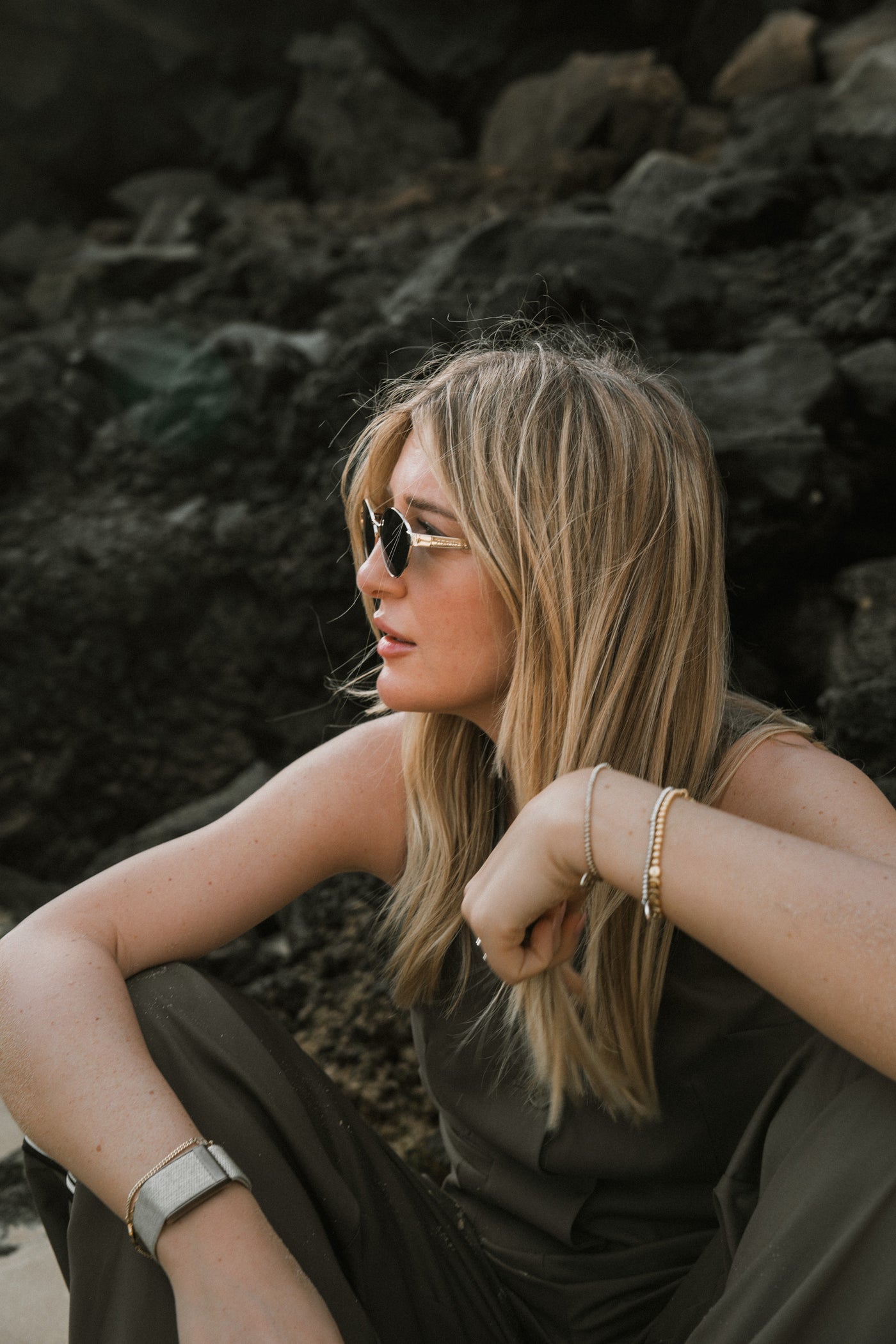 Sunglasses Retro Black