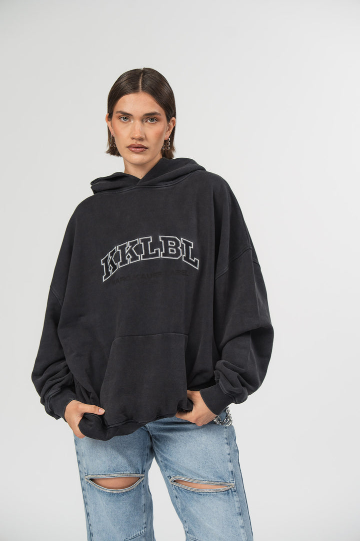 Hoodie KKLBL Washed Black