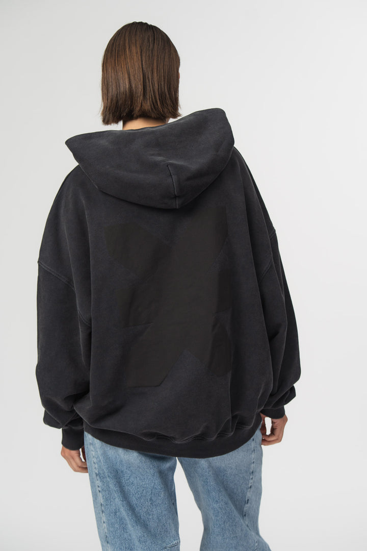 Hoodie KKLBL Washed Black