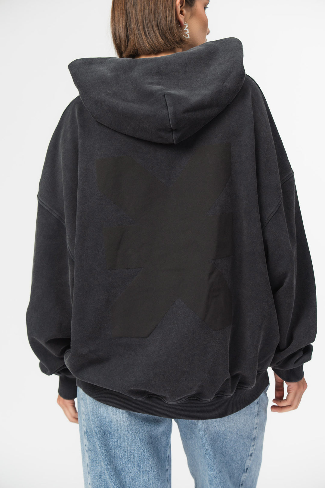 Hoodie KKLBL Washed Black