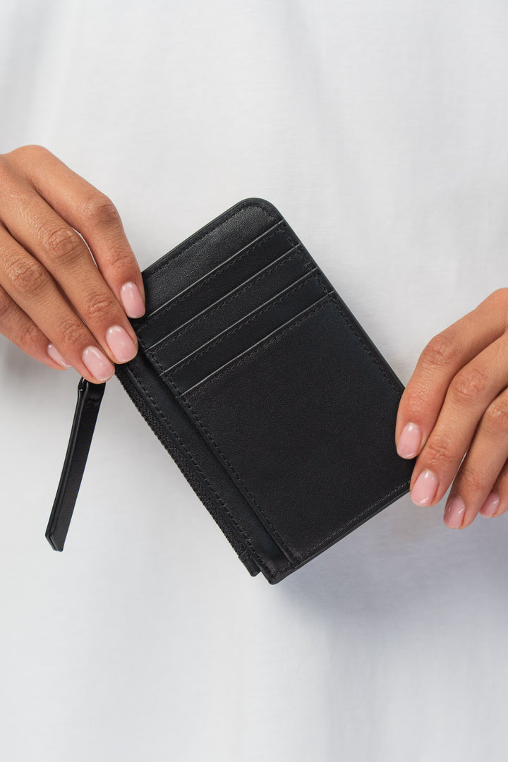Leather Purse Black