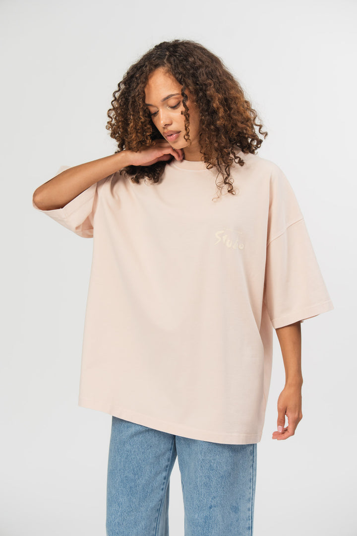 T-Shirt Studio Washed Pink