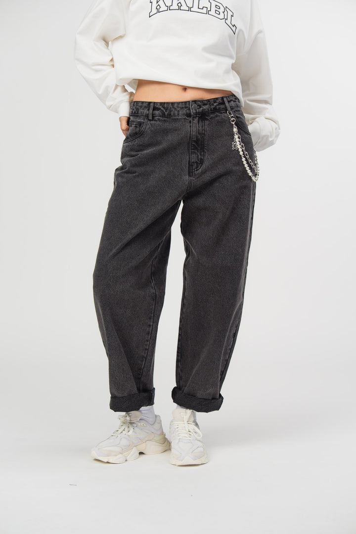 Denim Pants Black