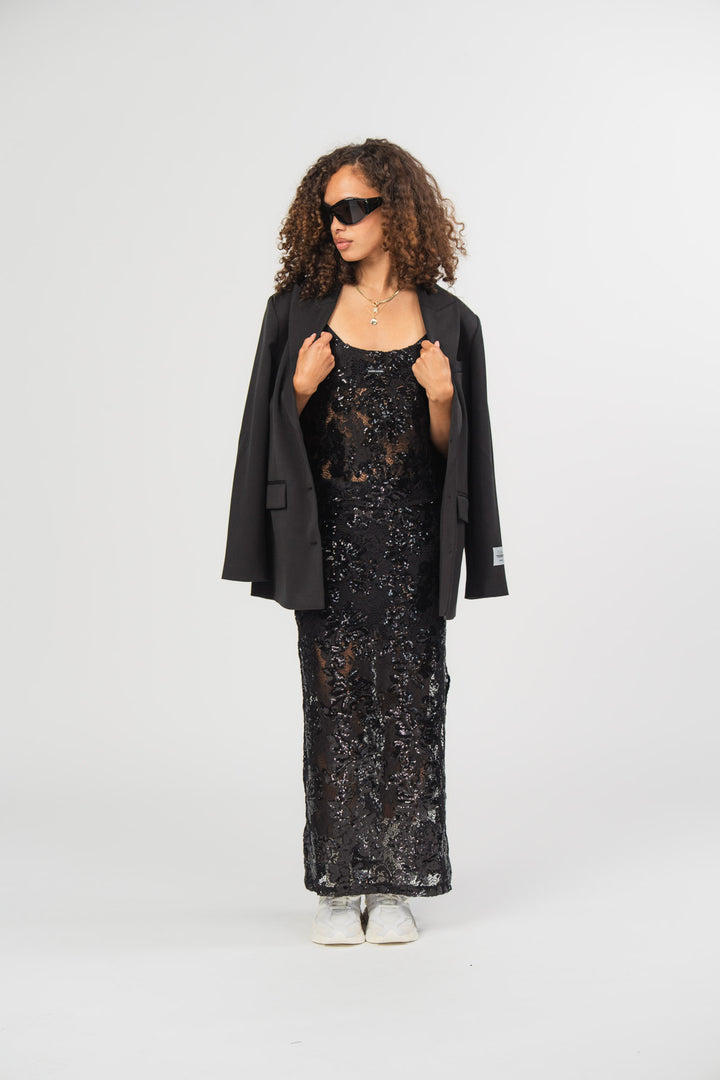 Lace Sequin Skirt