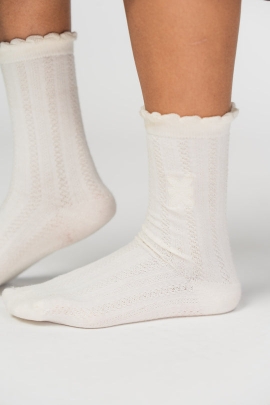 Bild von Knit Socks Offwhite  ausverkauft