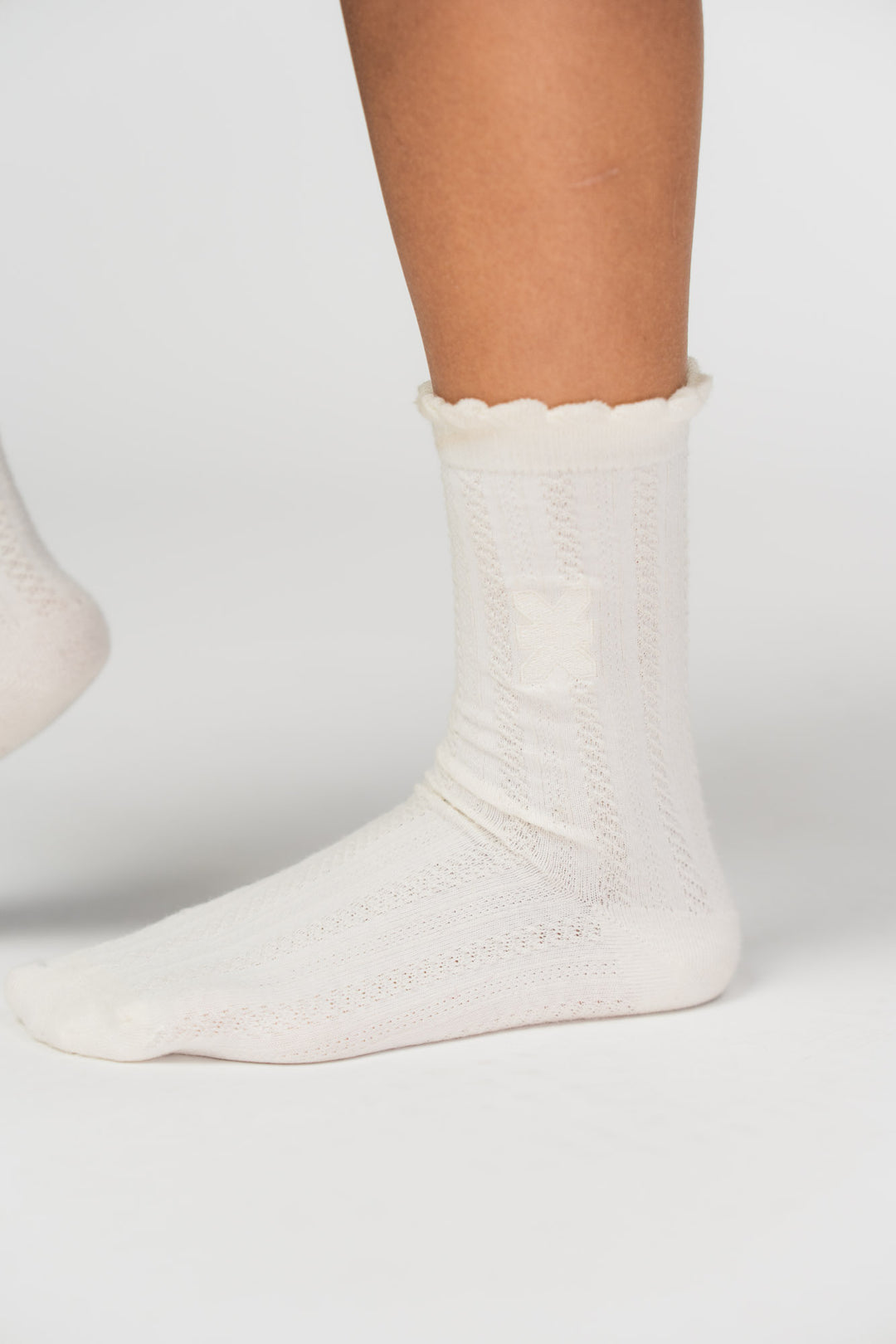 Knit Socks Offwhite