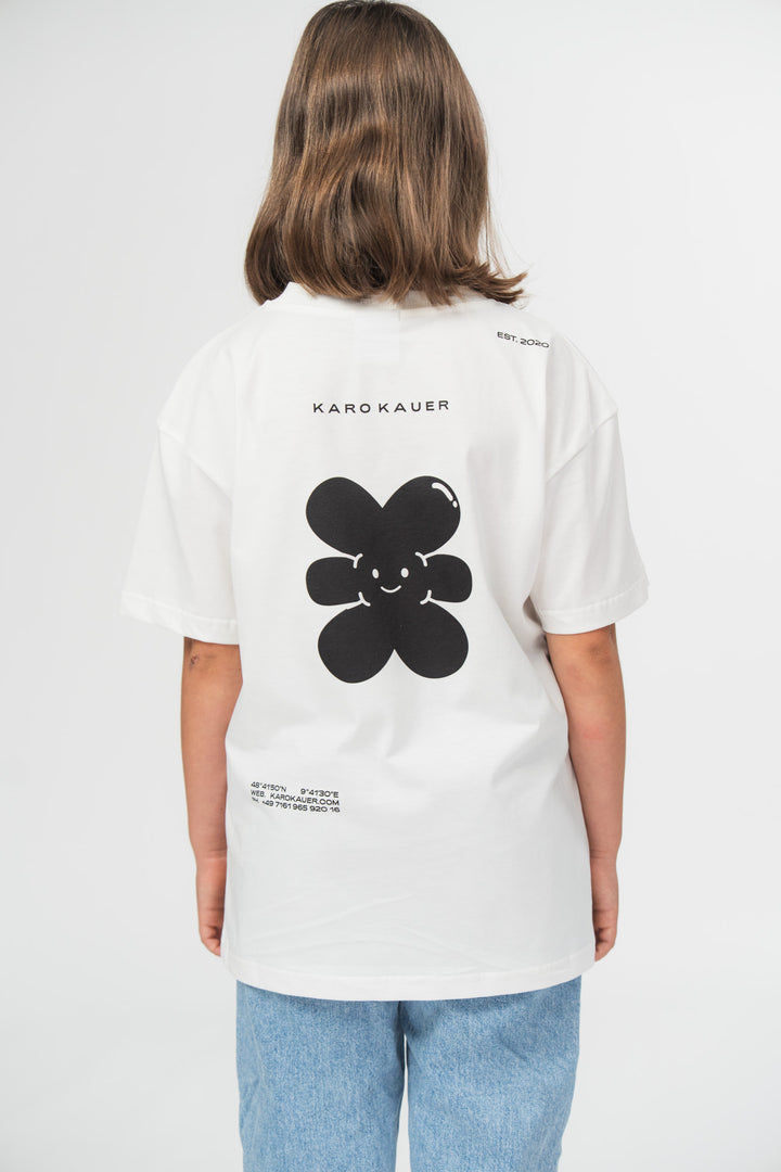 T-Shirt Kids Logo Offwhite