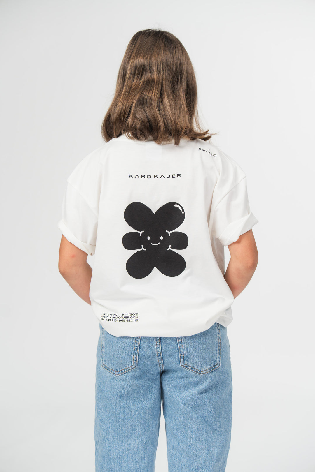 T-Shirt Kids Logo Offwhite