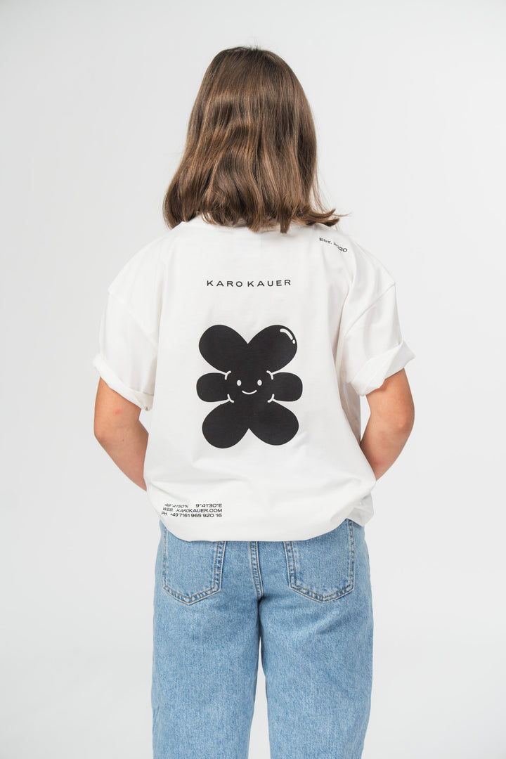 T-Shirt Kids Logo Offwhite