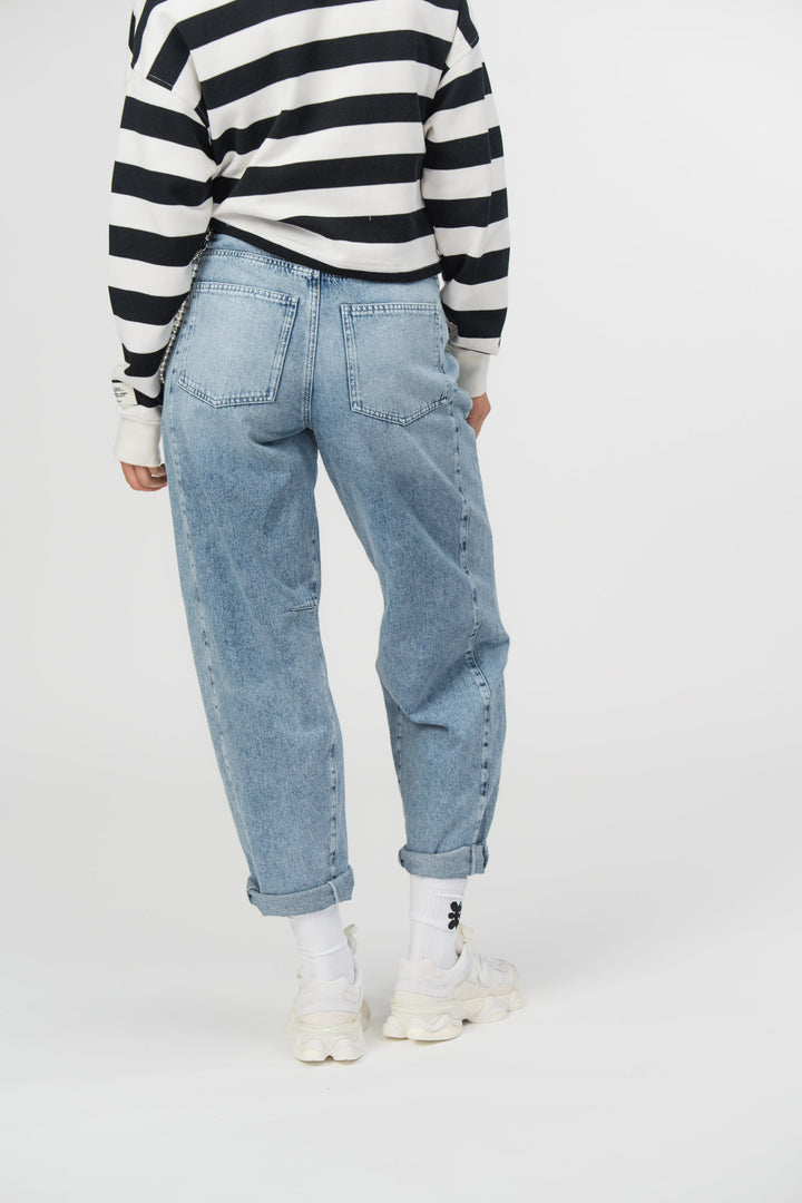 Denim Pants Cut Out Sparkle