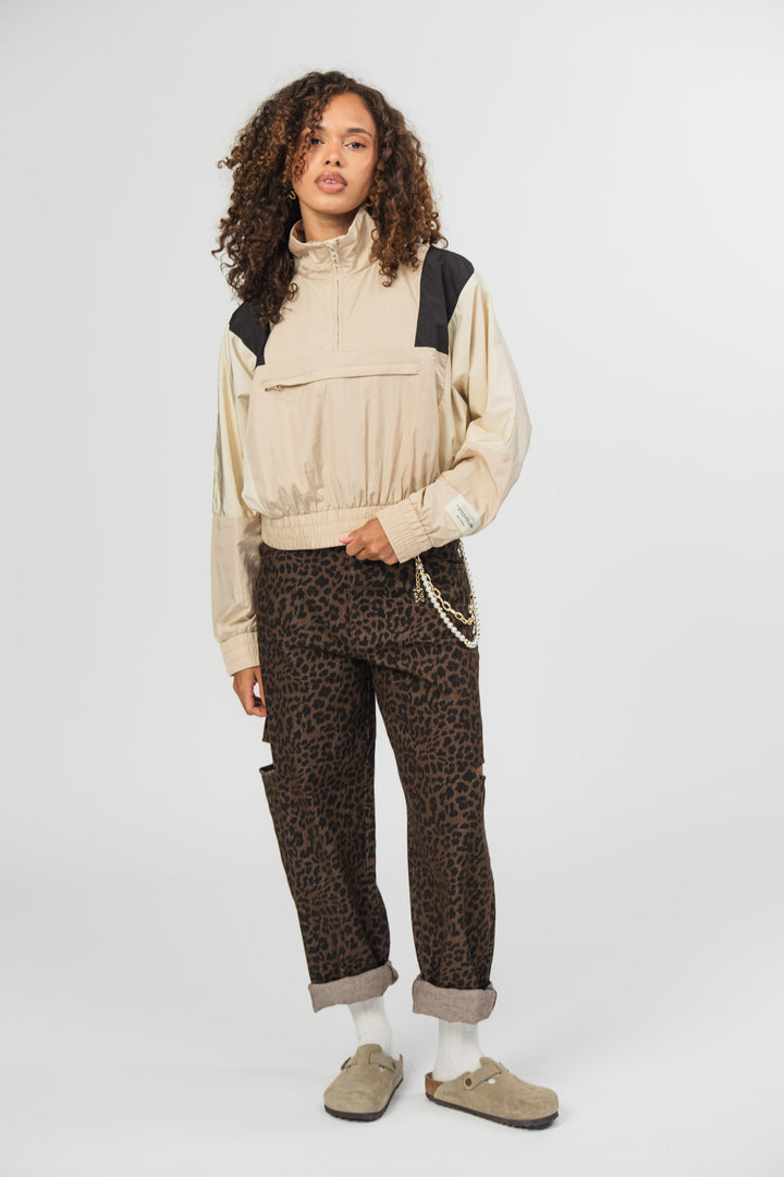 Denim Pants Cut Out Leo