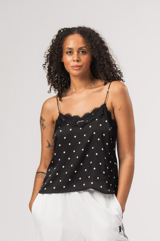 Alternative Ansicht von Satin Lace Top Dots Black  aus The dot. Kollektion