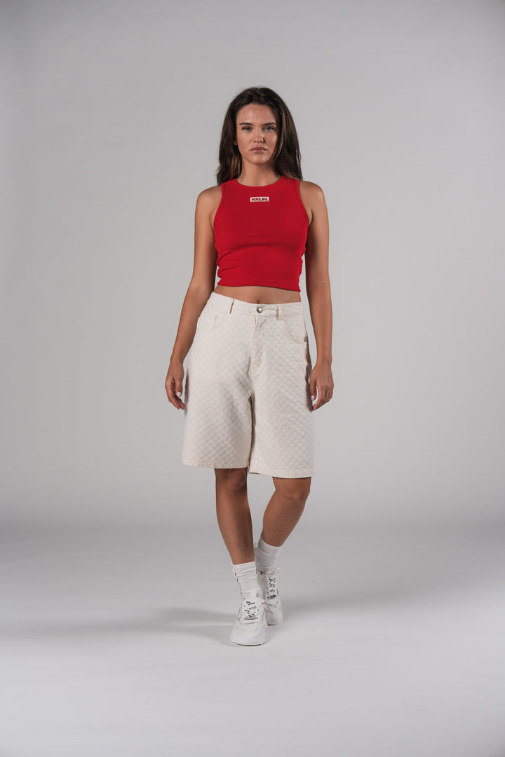 Bermuda Shorts Creme - Karo Kauer Label