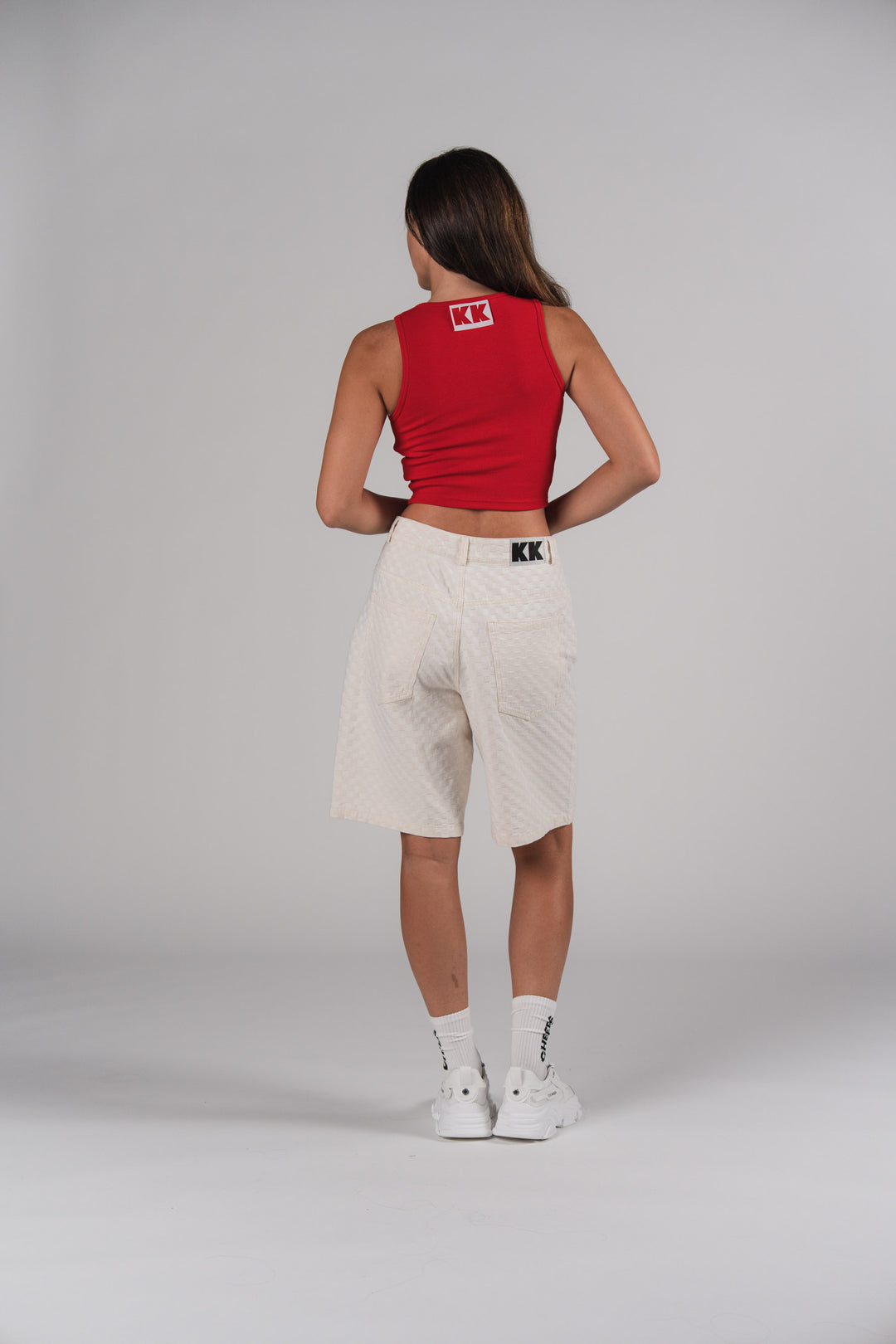Bermuda Shorts Creme - Karo Kauer Label