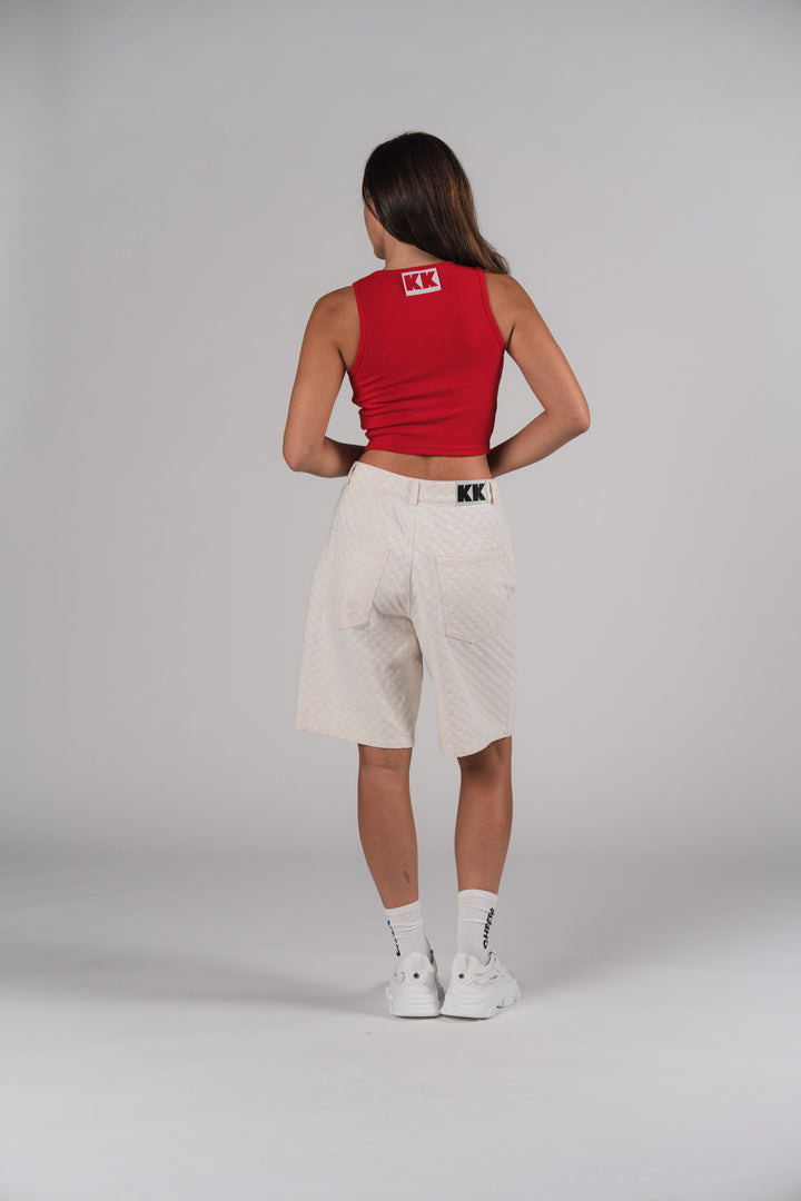 Bermuda Shorts Creme - Karo Kauer Label