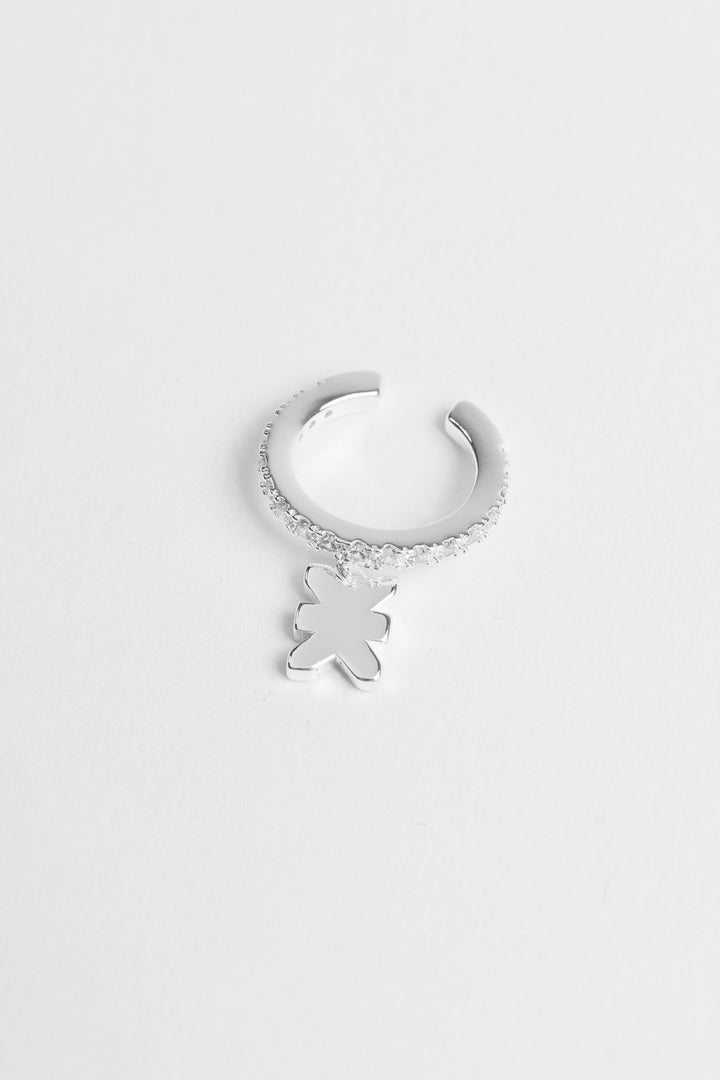 Earcuff Sparkle Silver - Karo Kauer Label