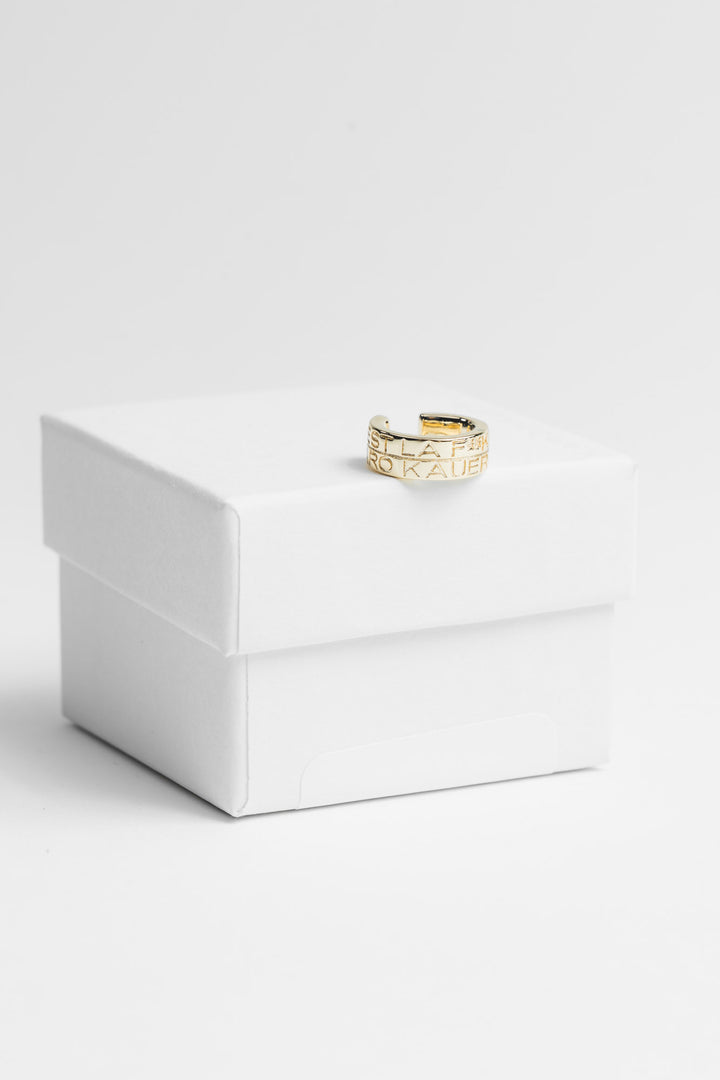 Earcuff La Vie Gold - Karo Kauer Label