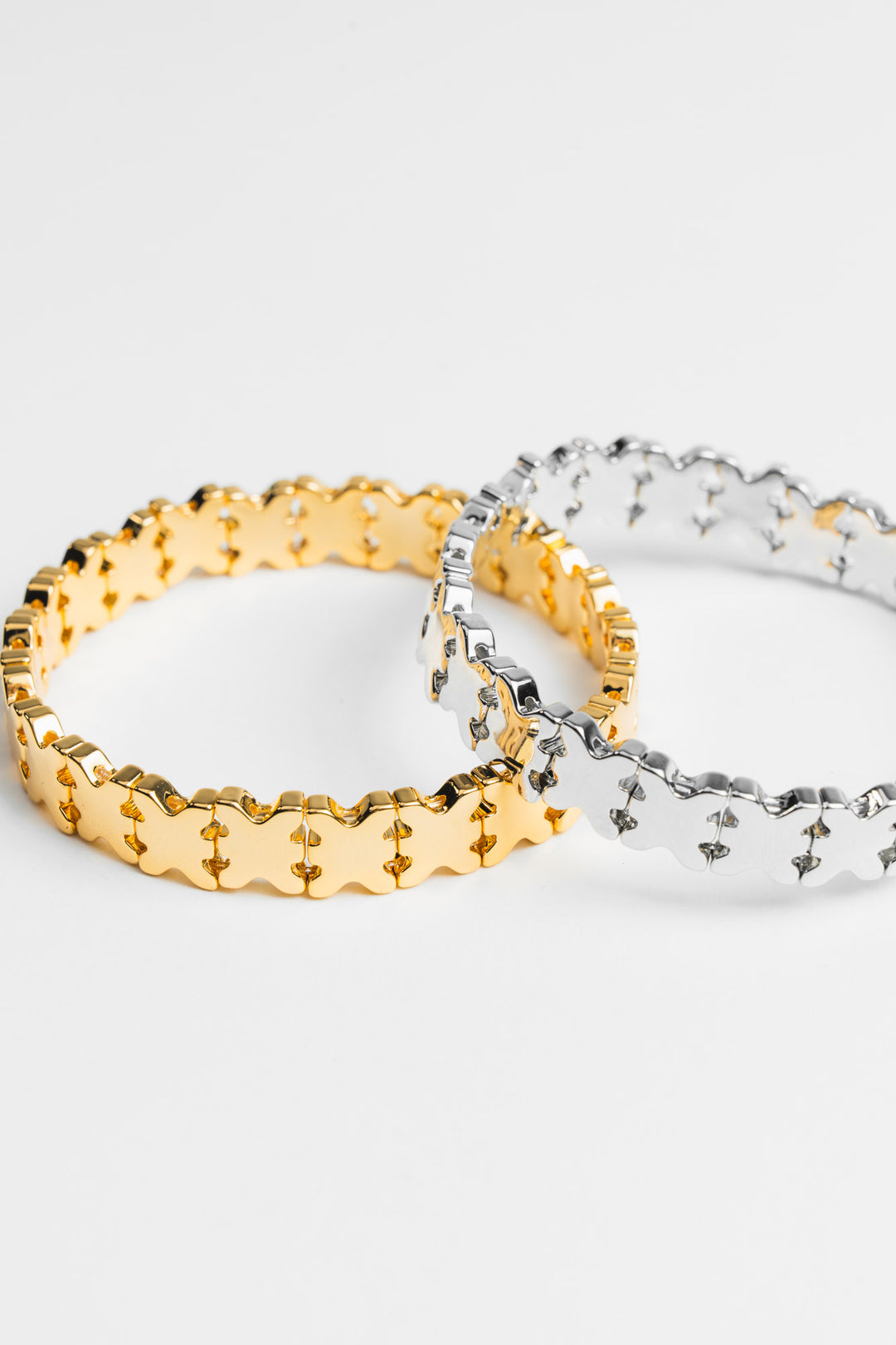 Tennis Bracelet Logo Silver - Karo Kauer Label