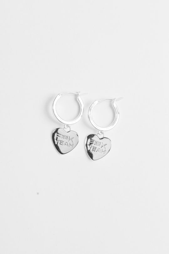 Alternative Ansicht von Hoops Heart Silver  aus End Of Season Sale Kollektion im Angebot