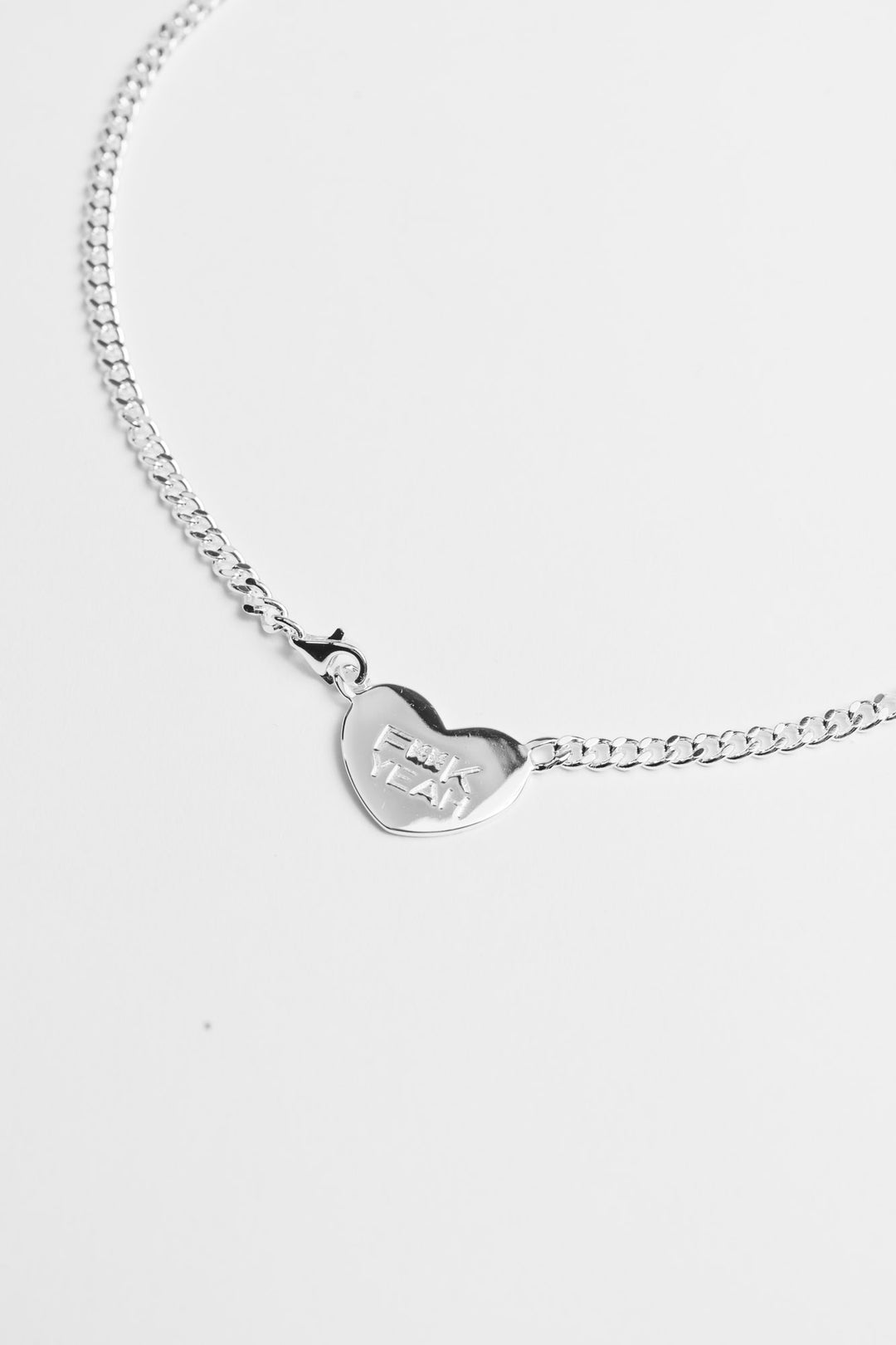 Necklace Heart Silver - Karo Kauer Label