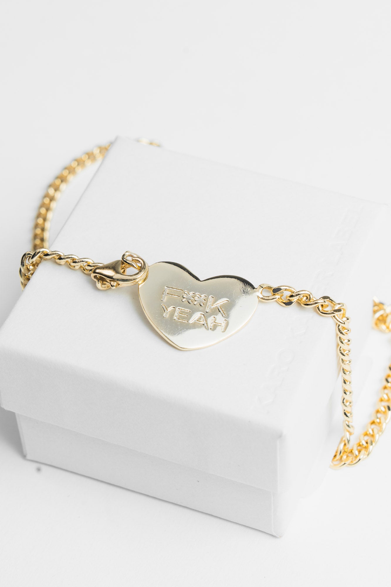 Necklace Heart Gold - Karo Kauer Label